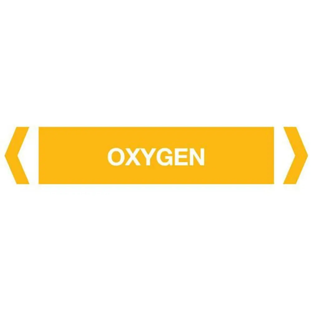 Oxygen Pipe marker (Pack of 10) Industroquip