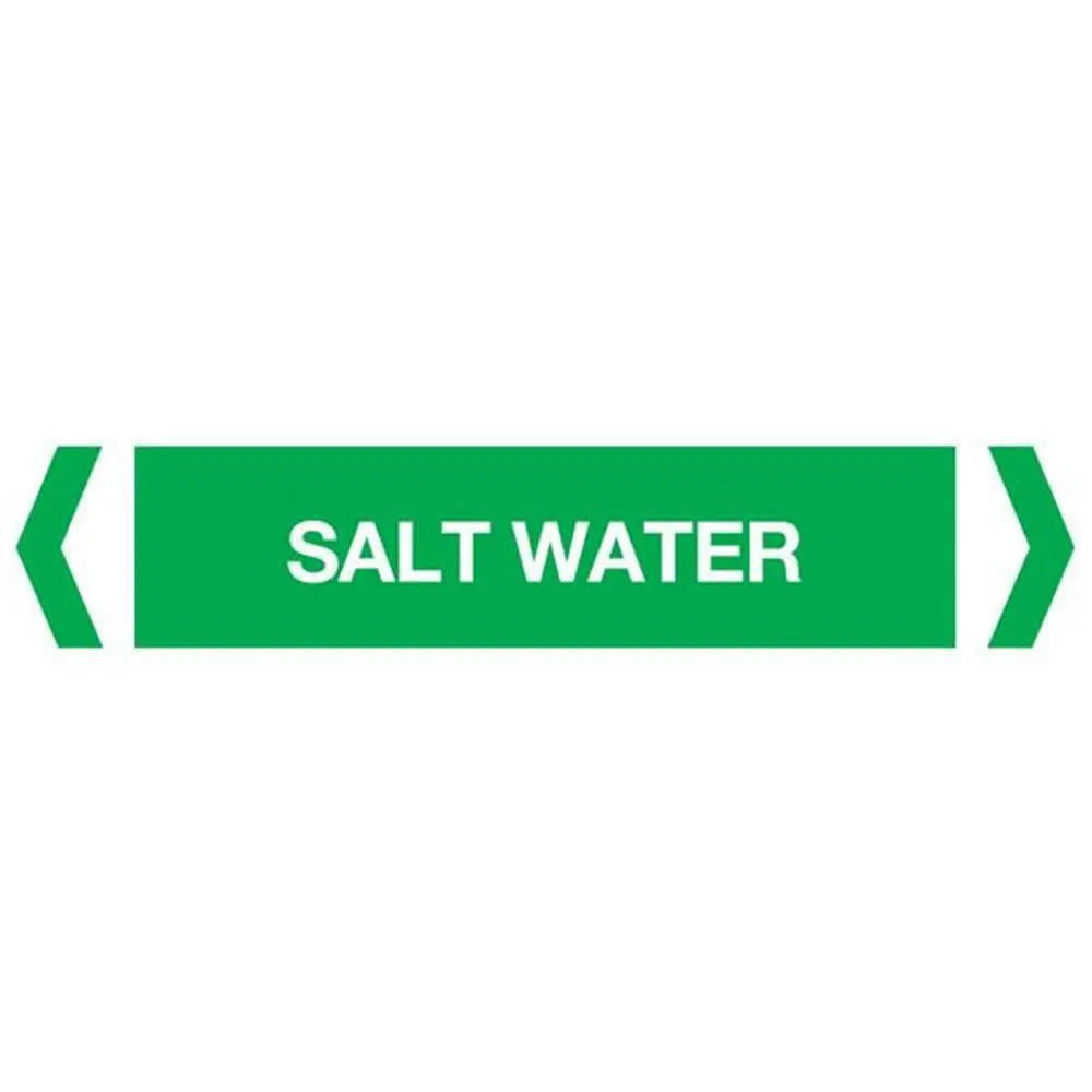 Salt Water Pipe Marker (Pack Of 10) Industroquip
