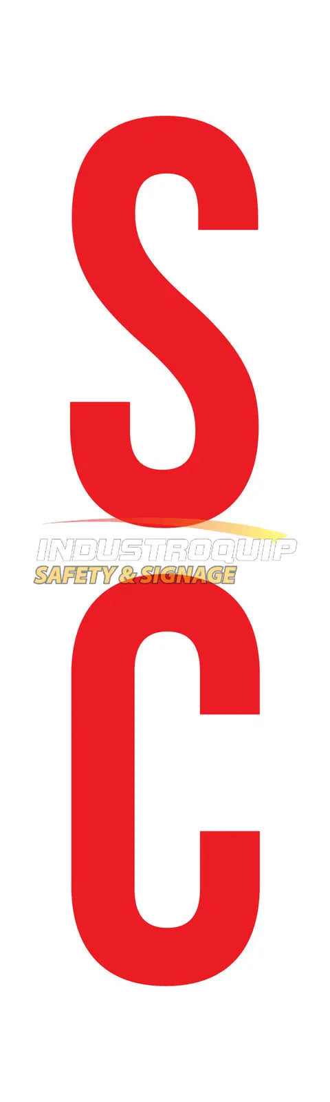 SC Vertical Marker Stickers (Pack of 10) Industroquip