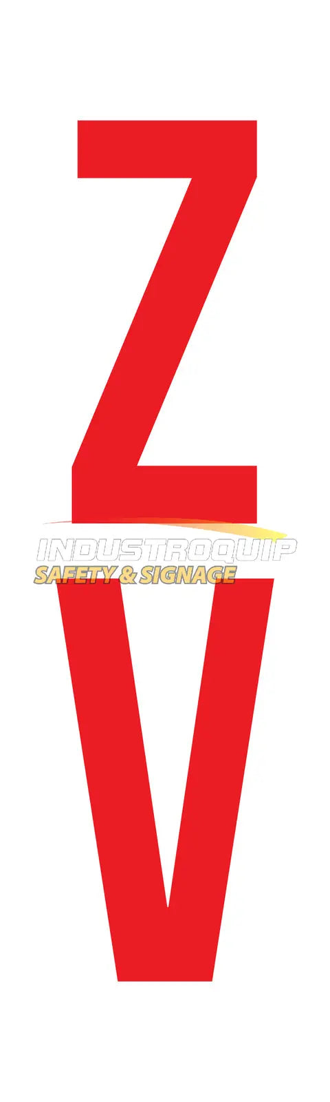 ZV Vertical Marker Stickers (Pack of 10) Industroquip