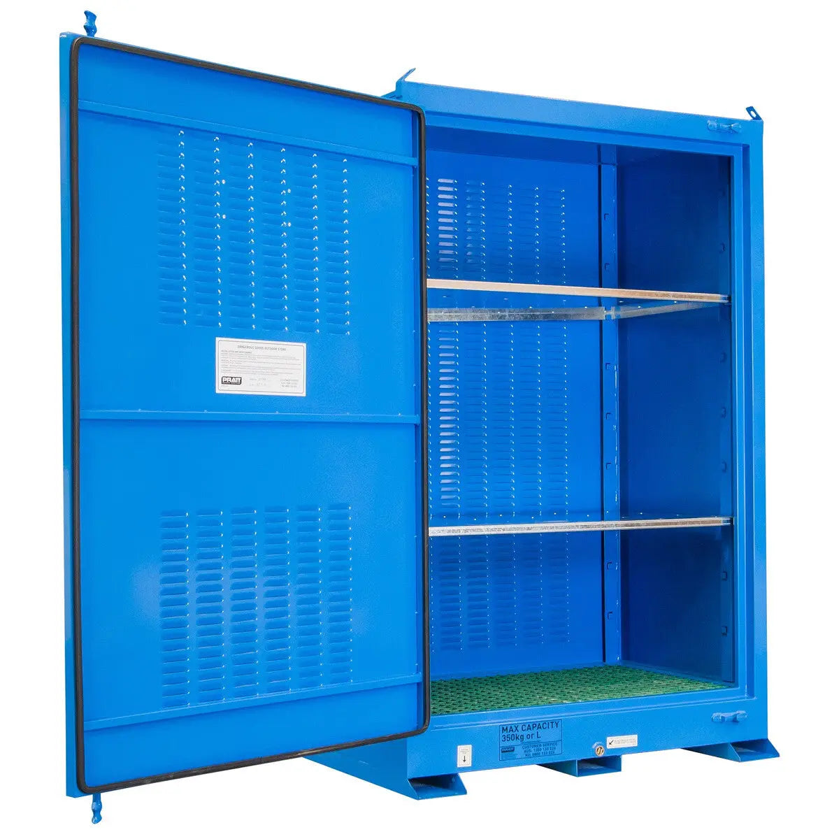 350 Litre Outdoor Dangerous Goods Storage Cabinet Pratt Safety