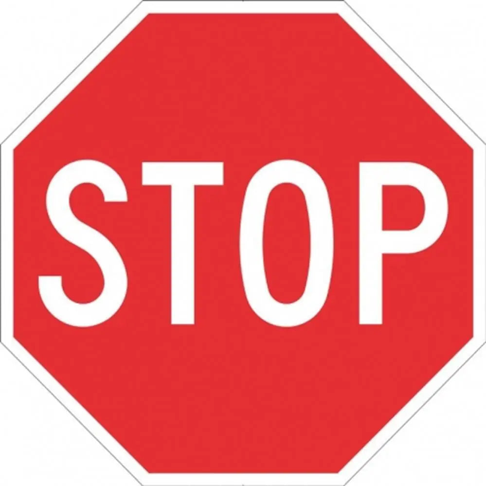 R1-1 Regulatory Stop Sign- Class 1 Reflective Industroquip