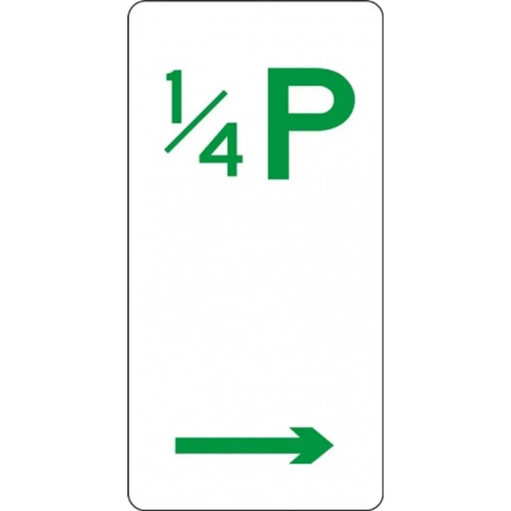 R5-15-Right Right Arrow 15 Minute Parking Sign - 225mm x 450mm Industroquip