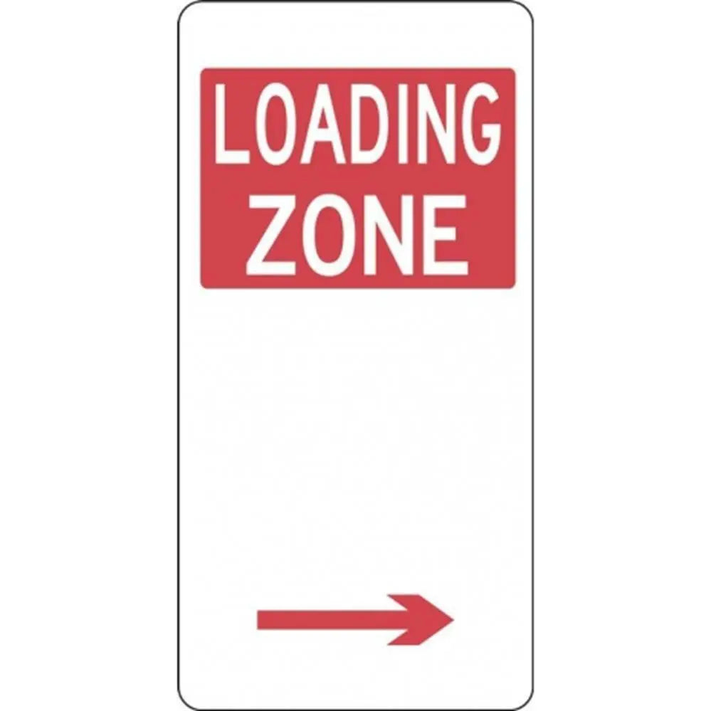 R5-23_Right Right Arrow Loading Zone Sign- Class 1 Reflective    - 225mm x 450mm Industroquip