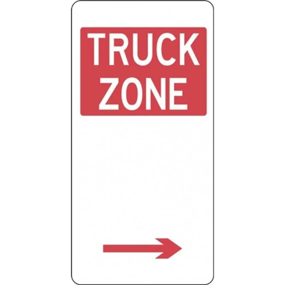 R5-24_Right Right Arrow Truck Zone- Class 1 Reflective - 225mm x 450mm Industroquip