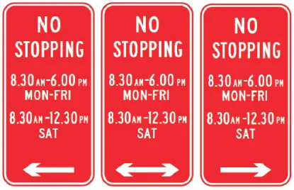 R5-402N Parking Signs with Times Industro