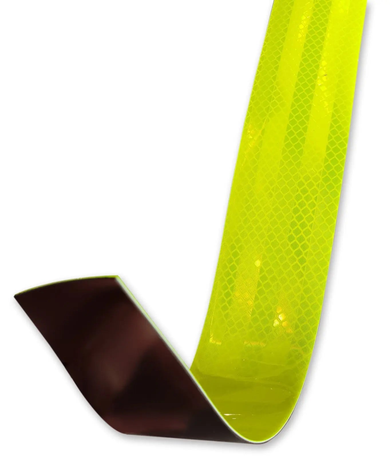 Industro™ Magnetic Class 1 Reflective Tape - 1 Metre x 50mm Fluoro Lime Magnets for Mine Vehicles Industro
