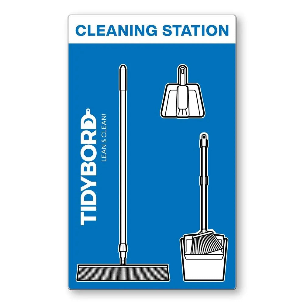 Economy Cleaning Station Shadow Board Kit Tidybord