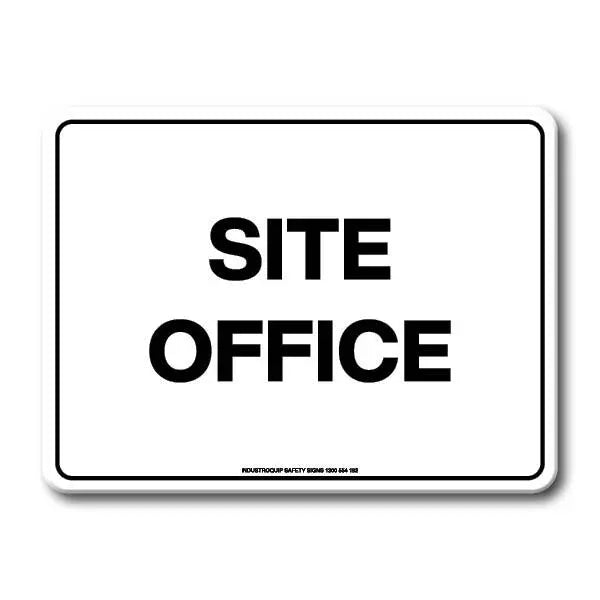 Notice Sign - Site Office Industroquip