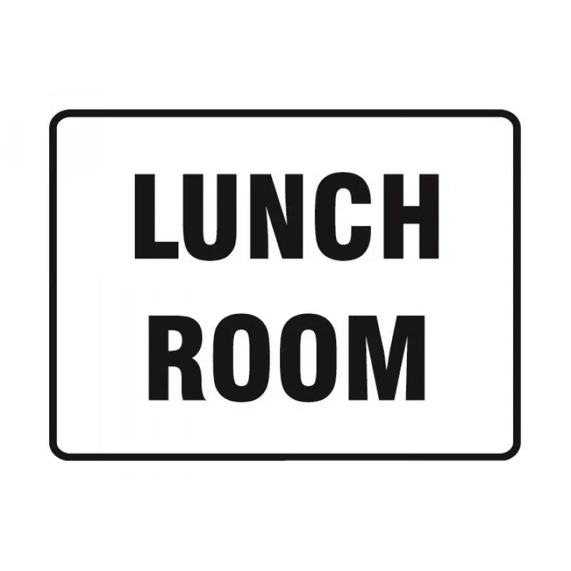 Lunch Room Sign Industroquip