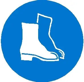 Safety Footwear Mandatory Decal - 100mm Industro