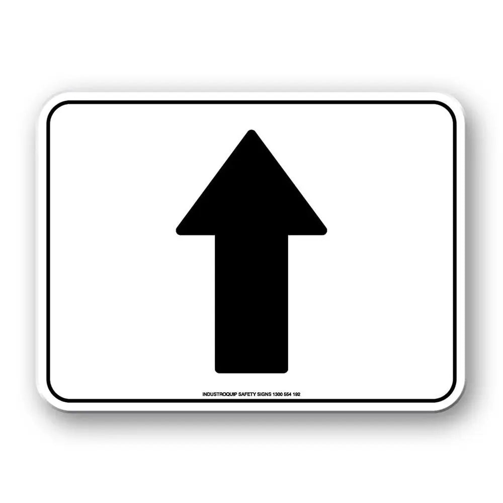 Notice Sign - Forward Pointing Arrow Industro