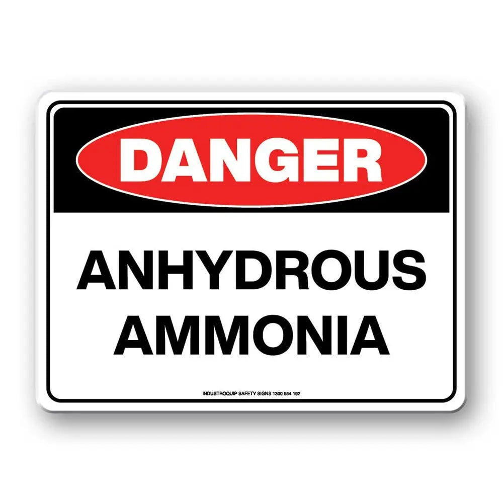 Danger Sign - Anhydrous Ammonia Industroquip