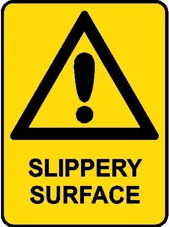 Hazard Sign - Slippery Surface Industroquip