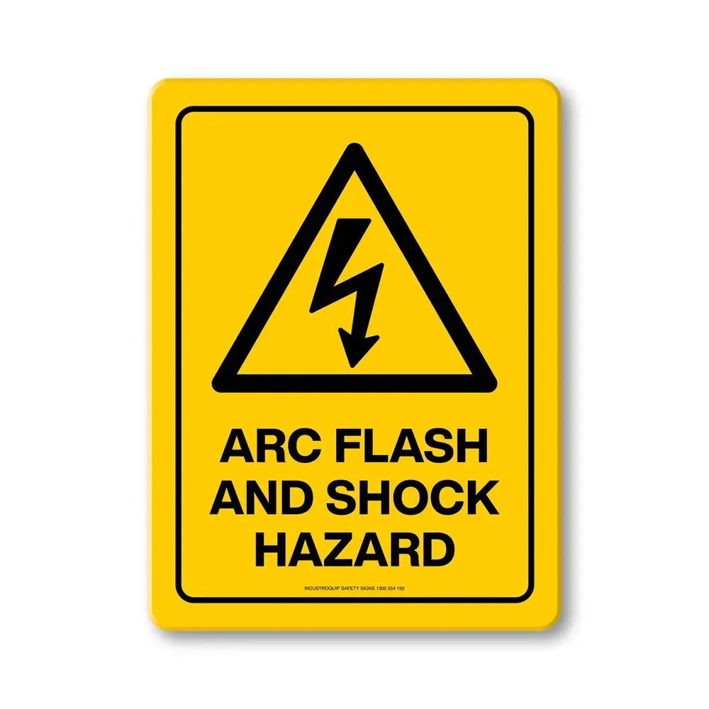 Hazard Sign - Arc Flash And Shock Hazard Industroquip