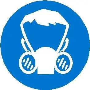Half Face Respirator Mandatory Decal - 100mm Industroquip
