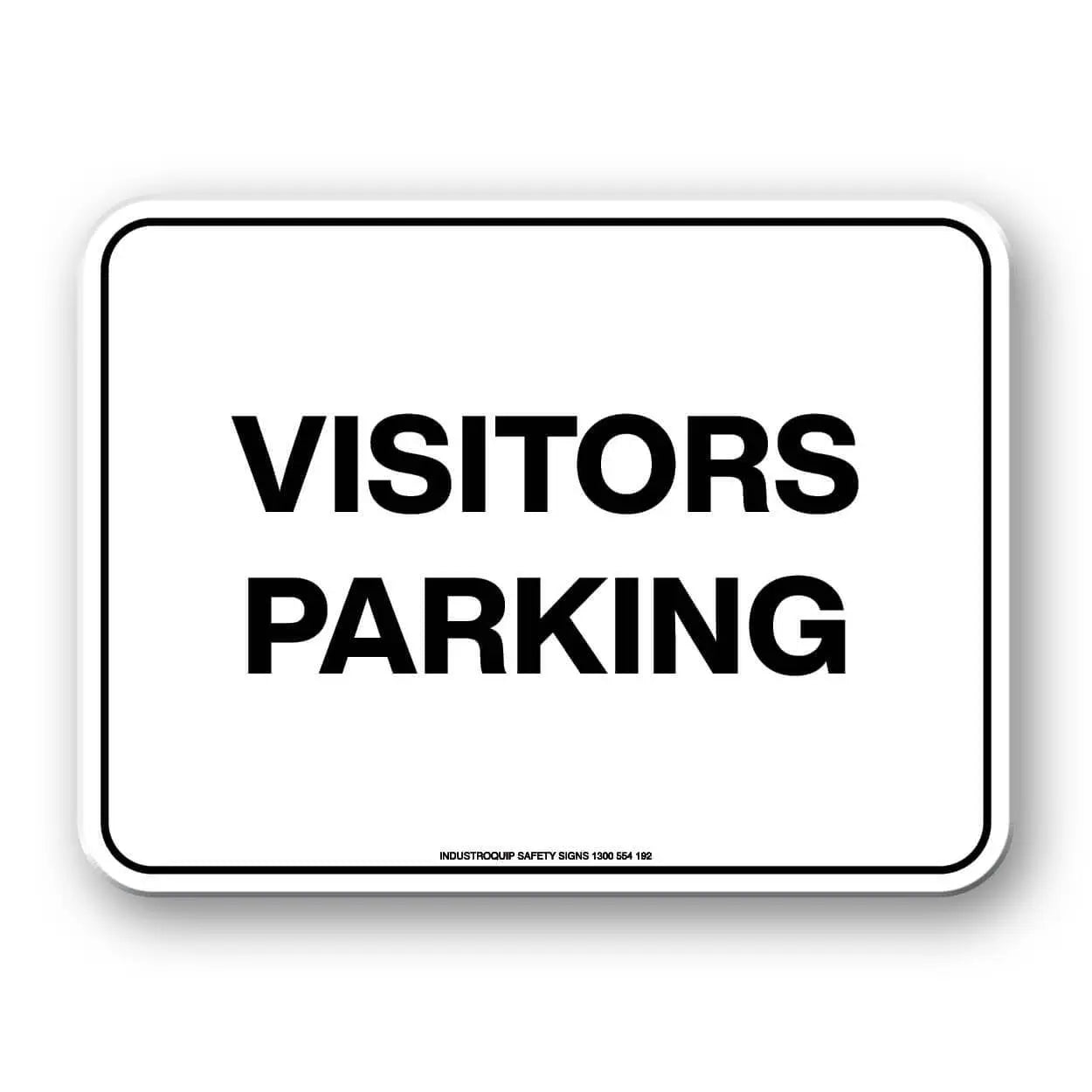 Notice Sign - Visitors Parking Industroquip
