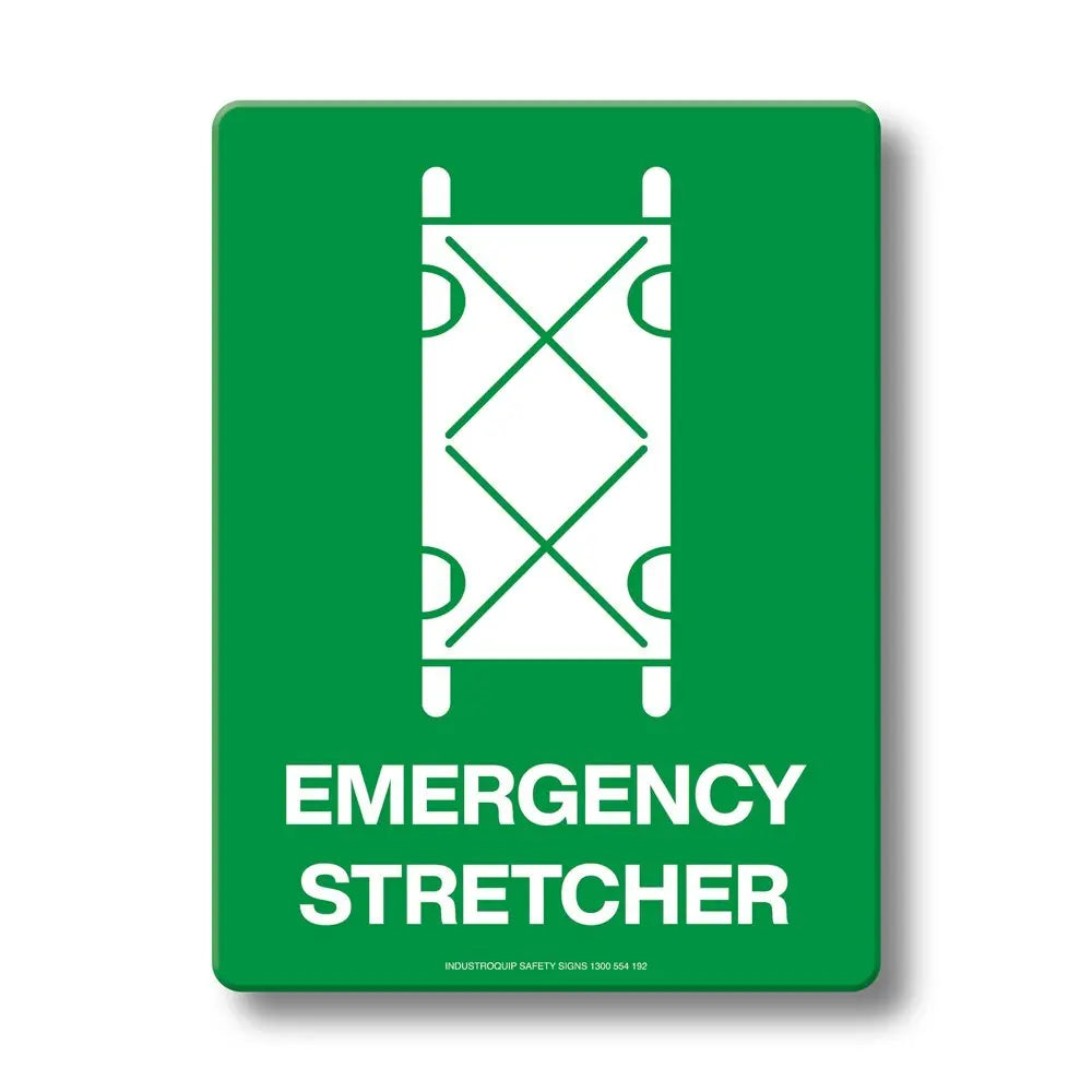 Emergency Sign - Emergency Stretcher Industroquip