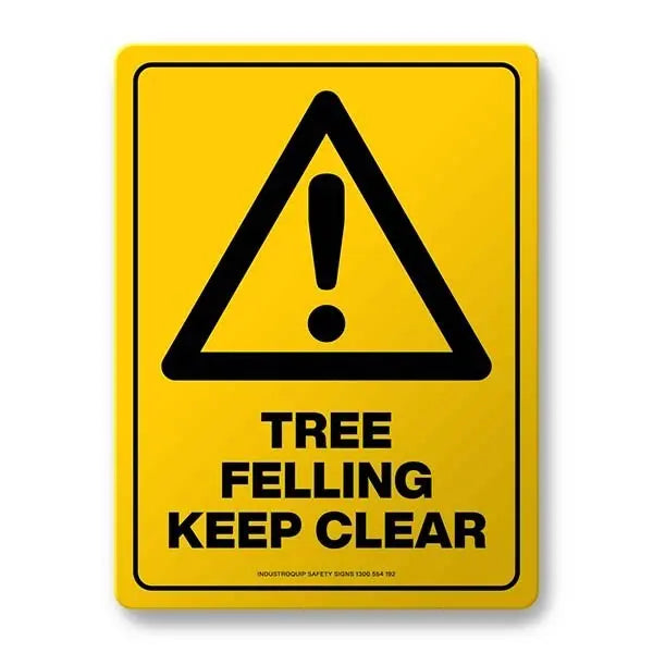 Warning Sign - Tree Felling Keep Clear Industroquip