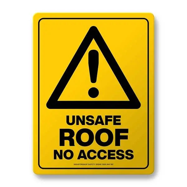 Warning Sign - Unsafe Use Industroquip