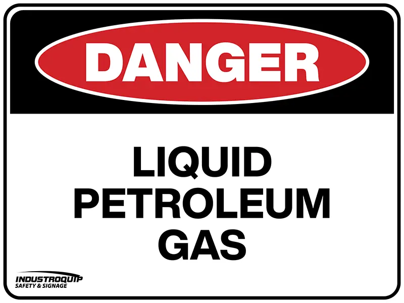Danger Sign - Liquid Petroleum Gas Industroquip
