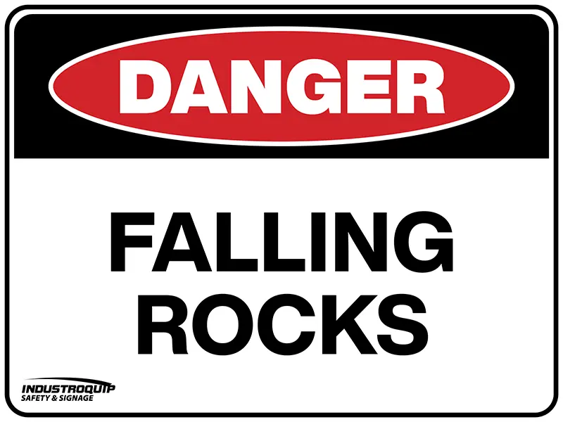 Danger Sign - Falling Rocks Industroquip