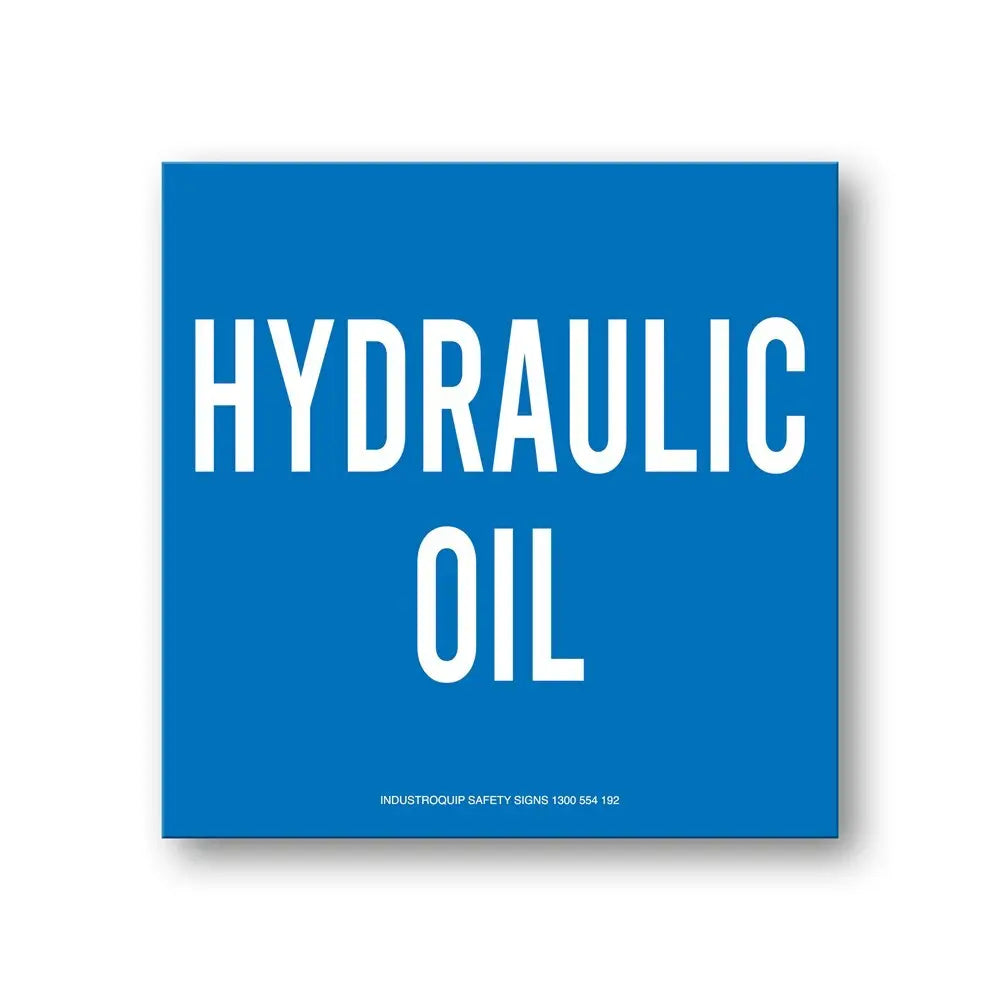 Hydraulic Oil Stickers - Pack of 10 Industroquip