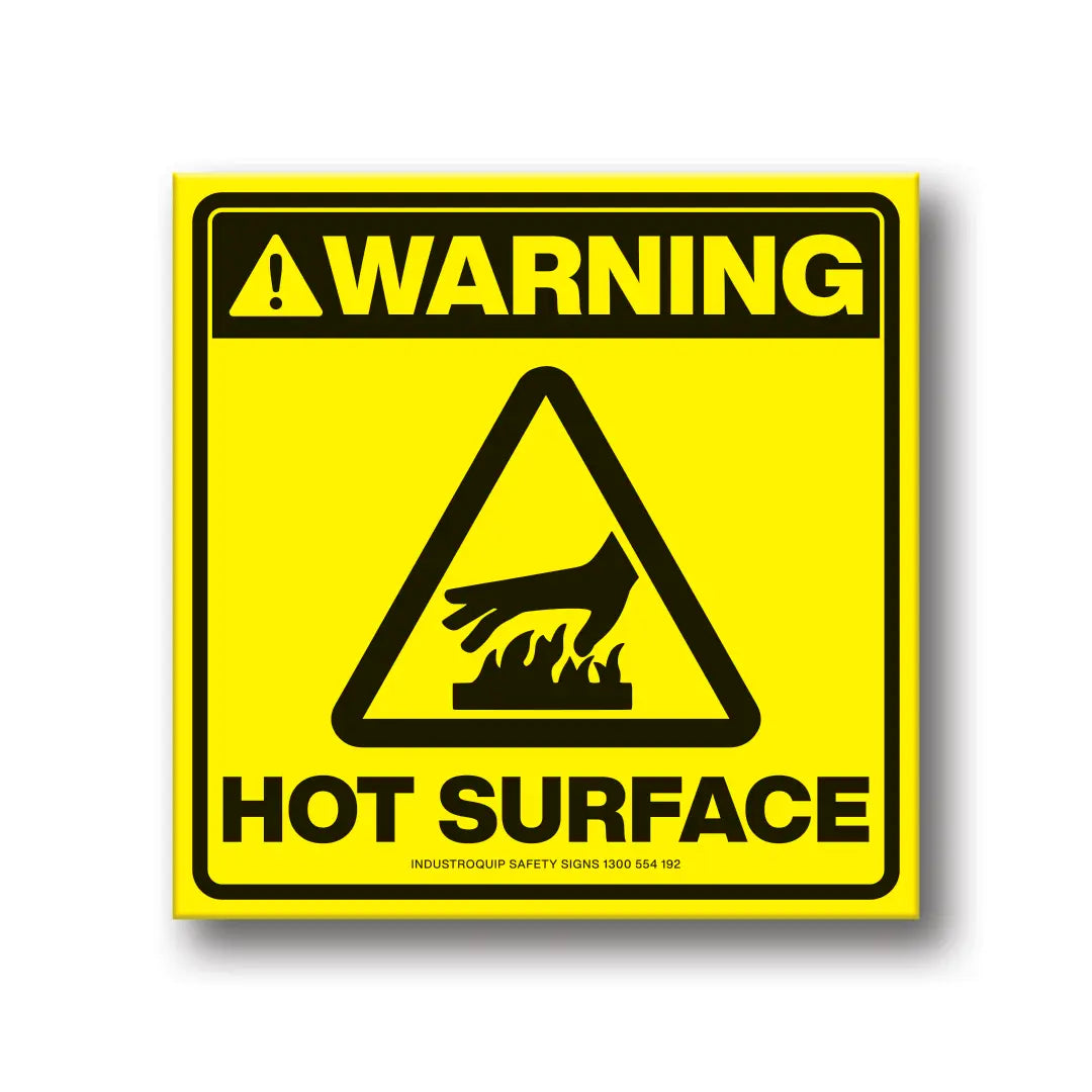 Hot Surface Stickers - Pack of 10 Industroquip