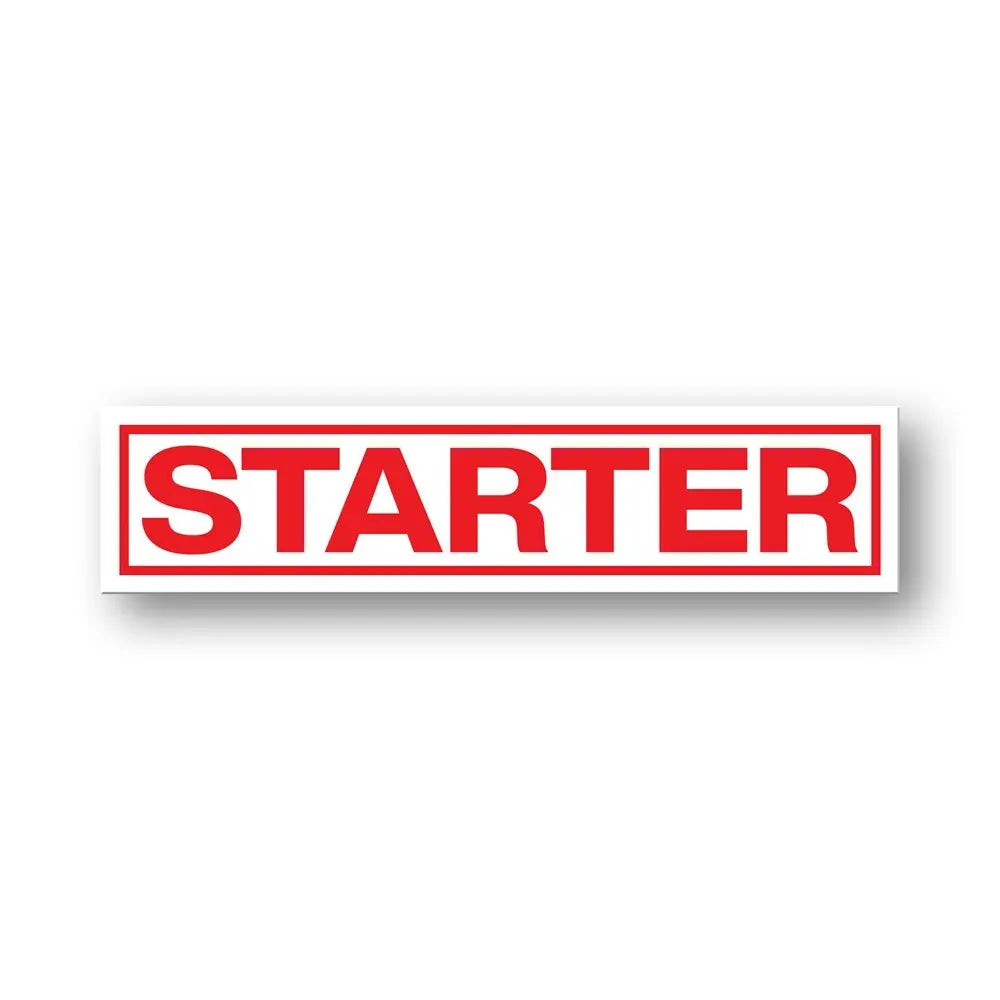 Starter Stickers - Pack of 10 Industro