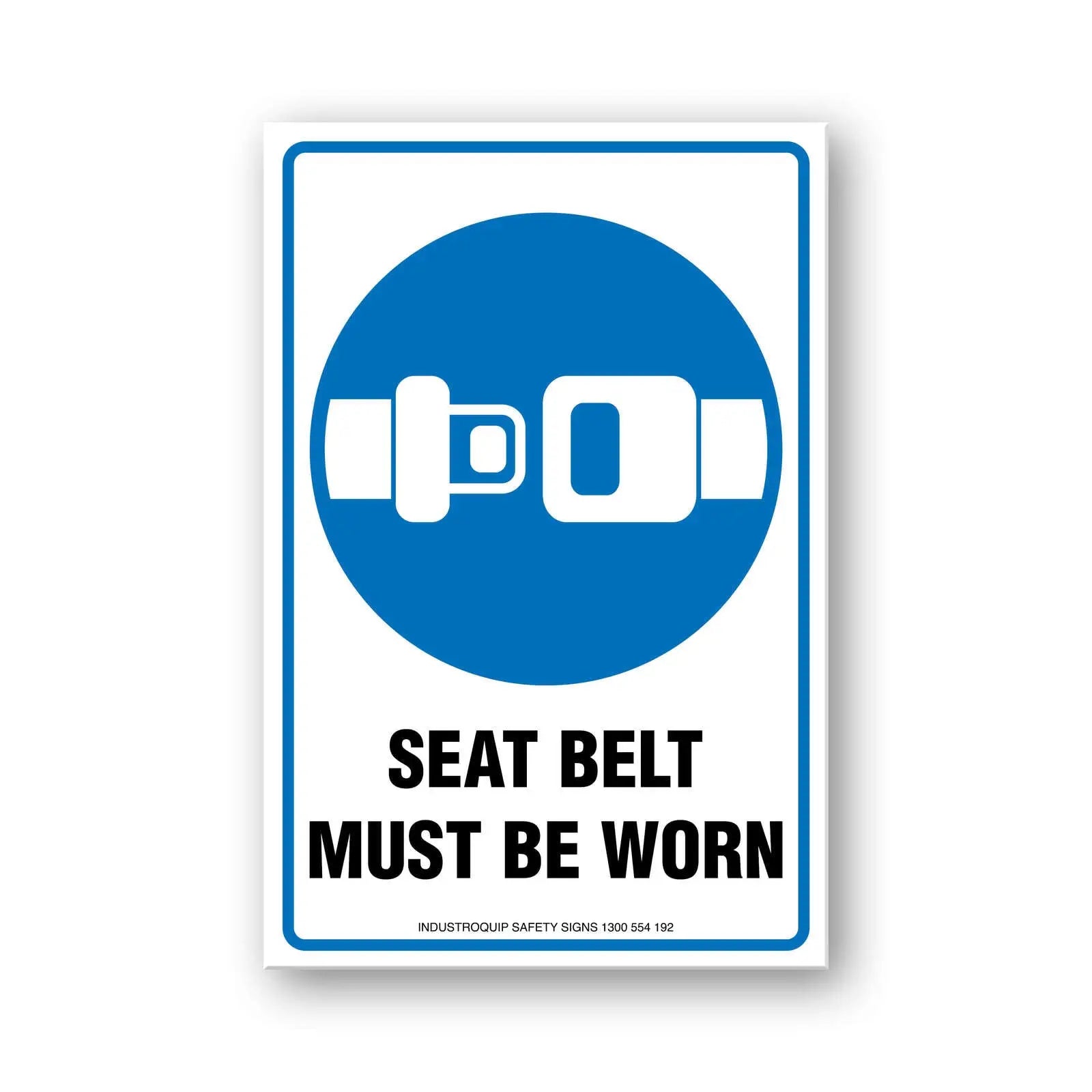Seat Belt Must Be Worn Stickers - Pack of 10 Industroquip