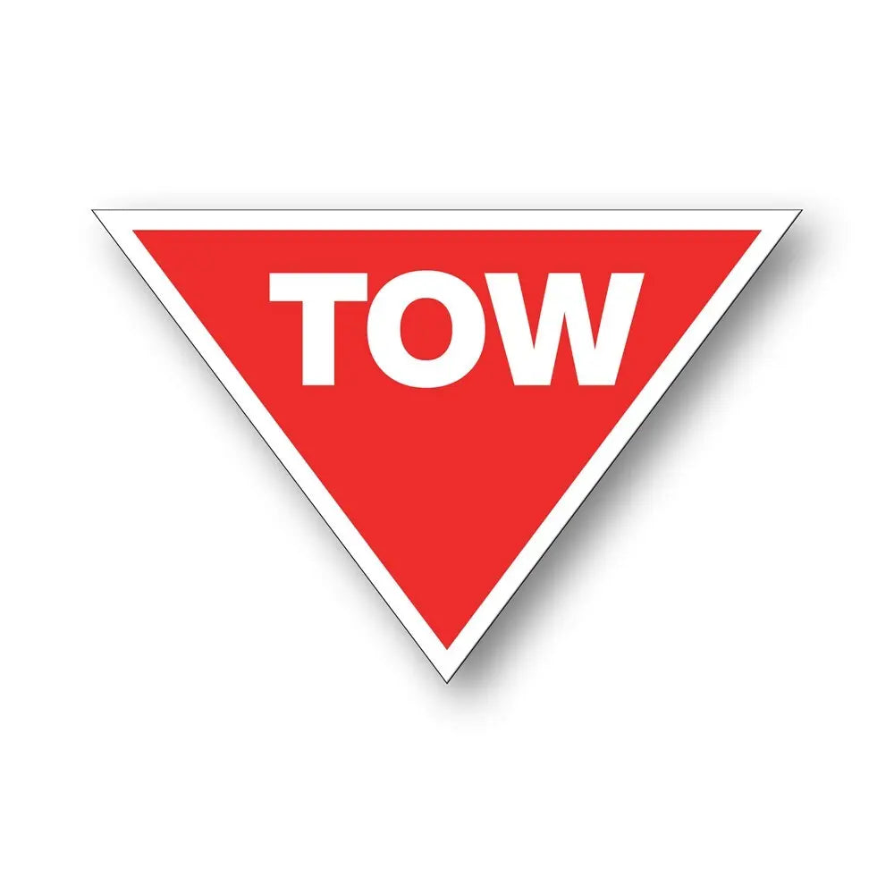 Tow Point (Arrow) Stickers - Pack of 10 Industroquip