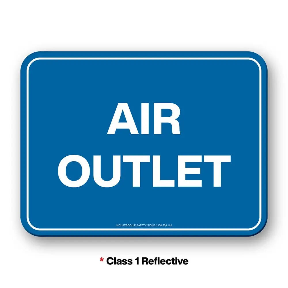 Mining Sign - Air Outlet Industroquip