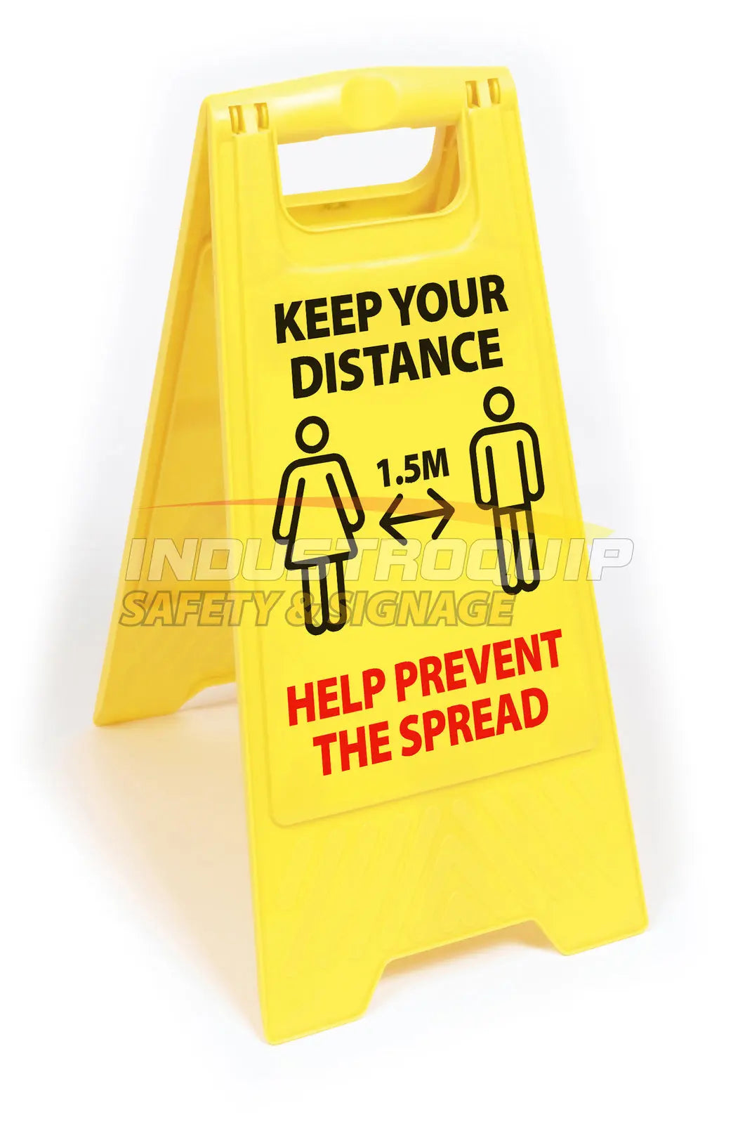 Social Distancing Freestanding Safety Sign Industroquip