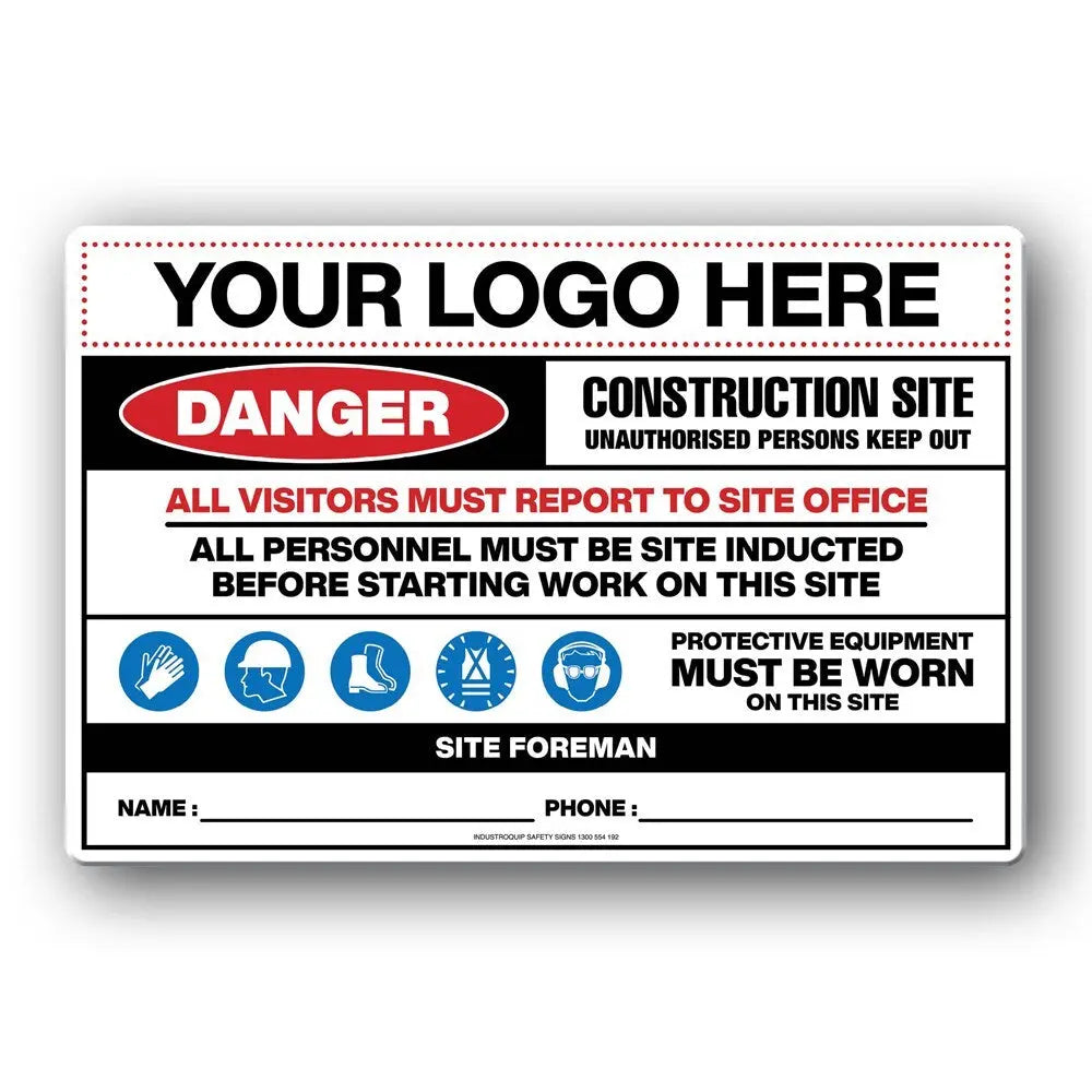 Site Specific Health and Safety Sign Industroquip