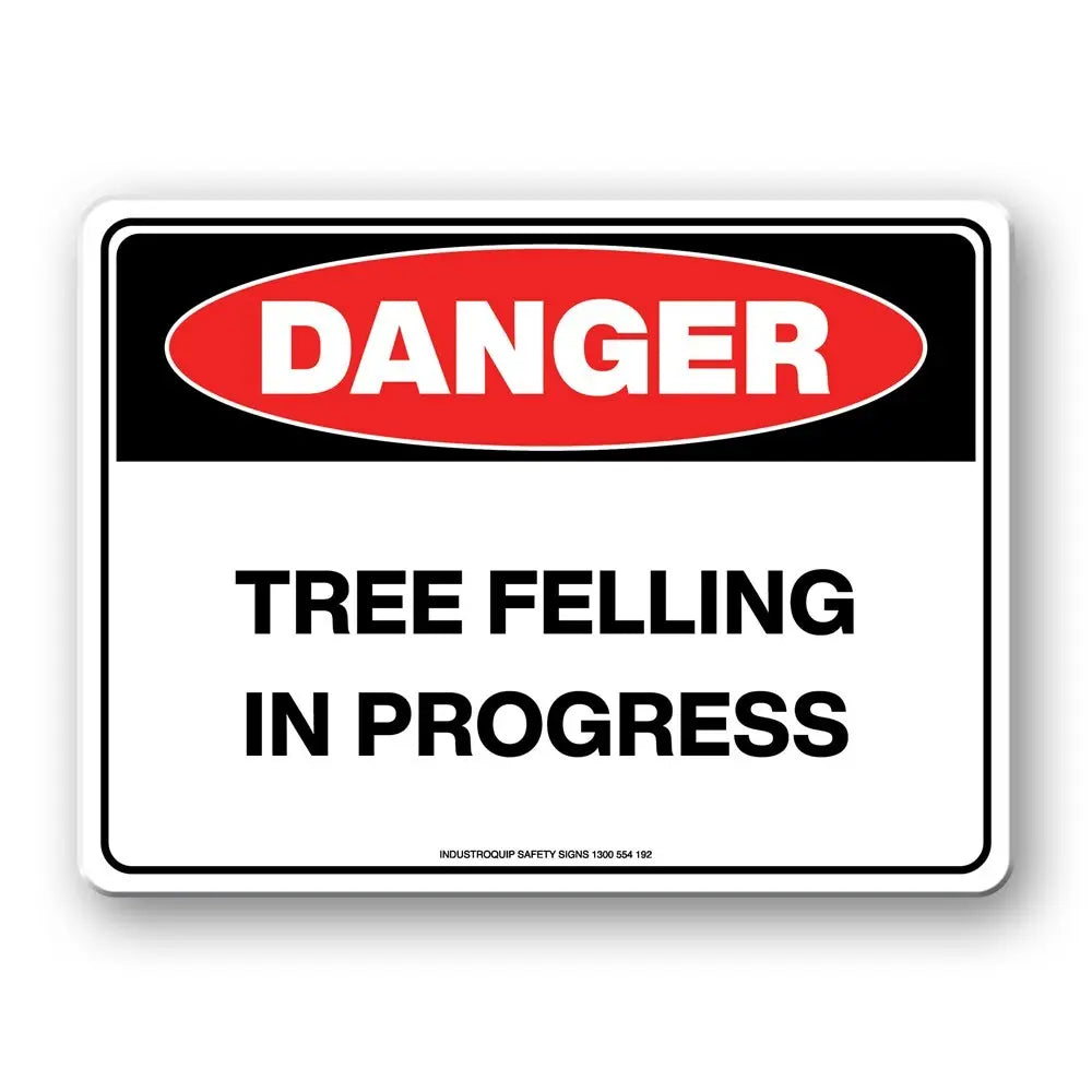 Danger Sign - Tree Felling In Progress Industroquip