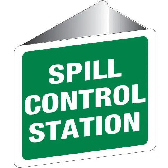 3D Wall Sign - Spill Control Station Industroquip