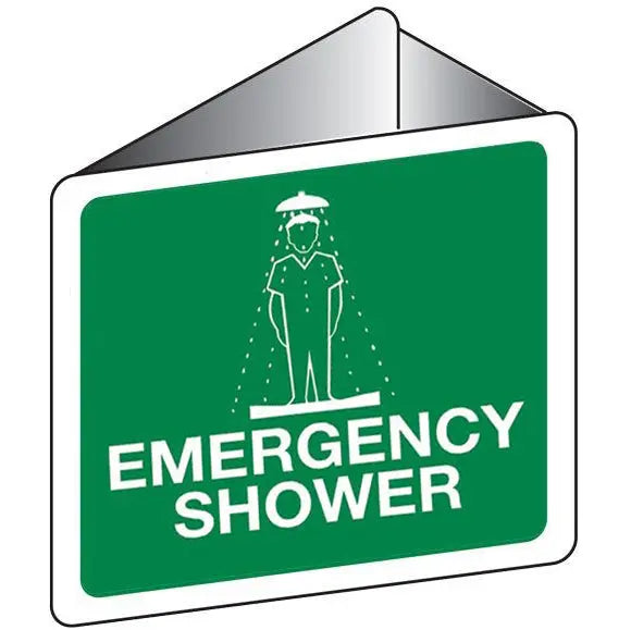 3D Wall Sign - Emergency Shower Industroquip