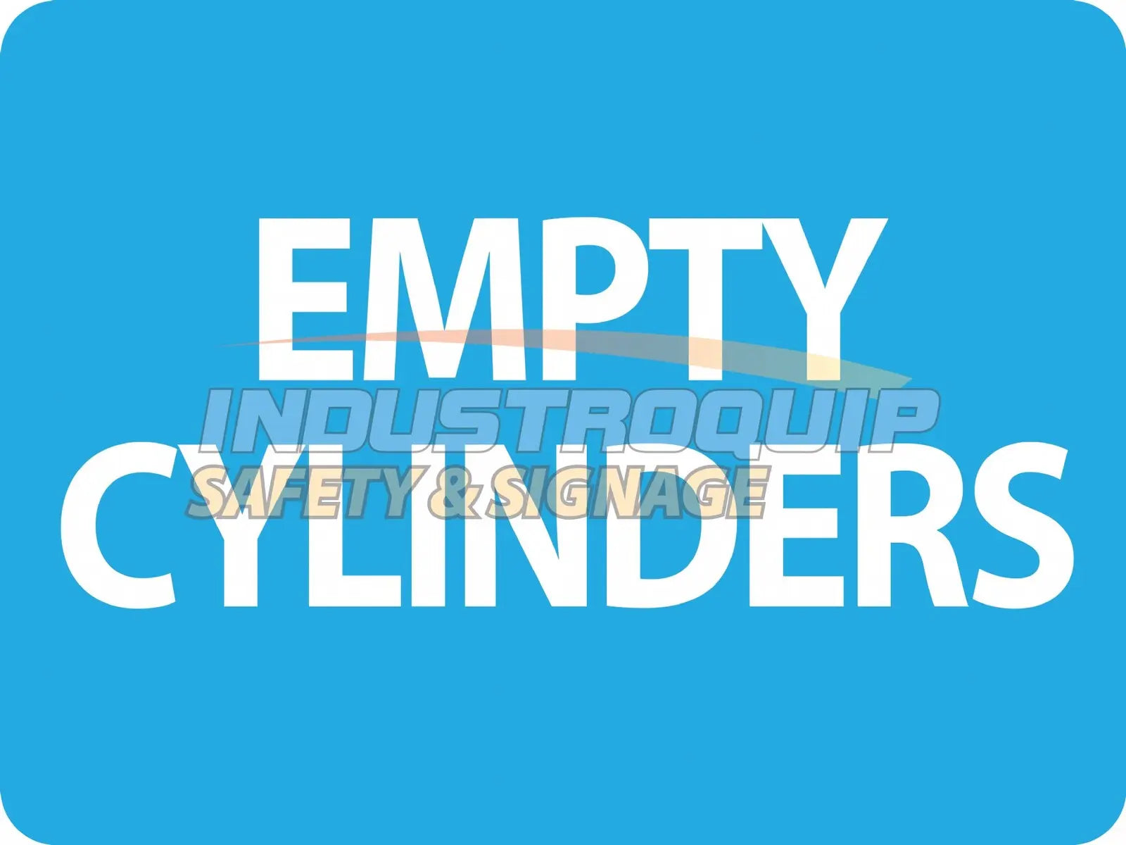 Empty Cylinders Sign (Gas) Industroquip