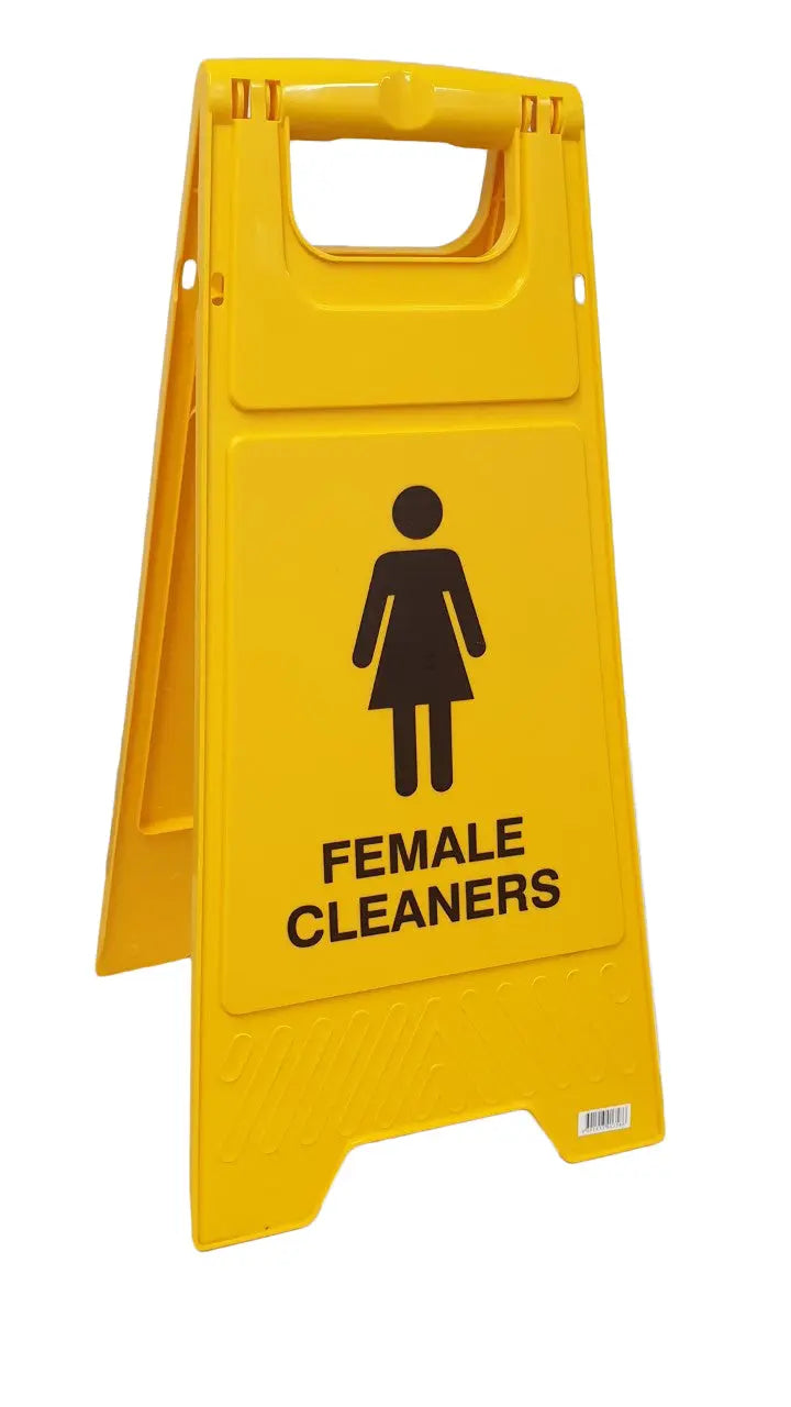 Female Cleaners Floor Sign Industroquip