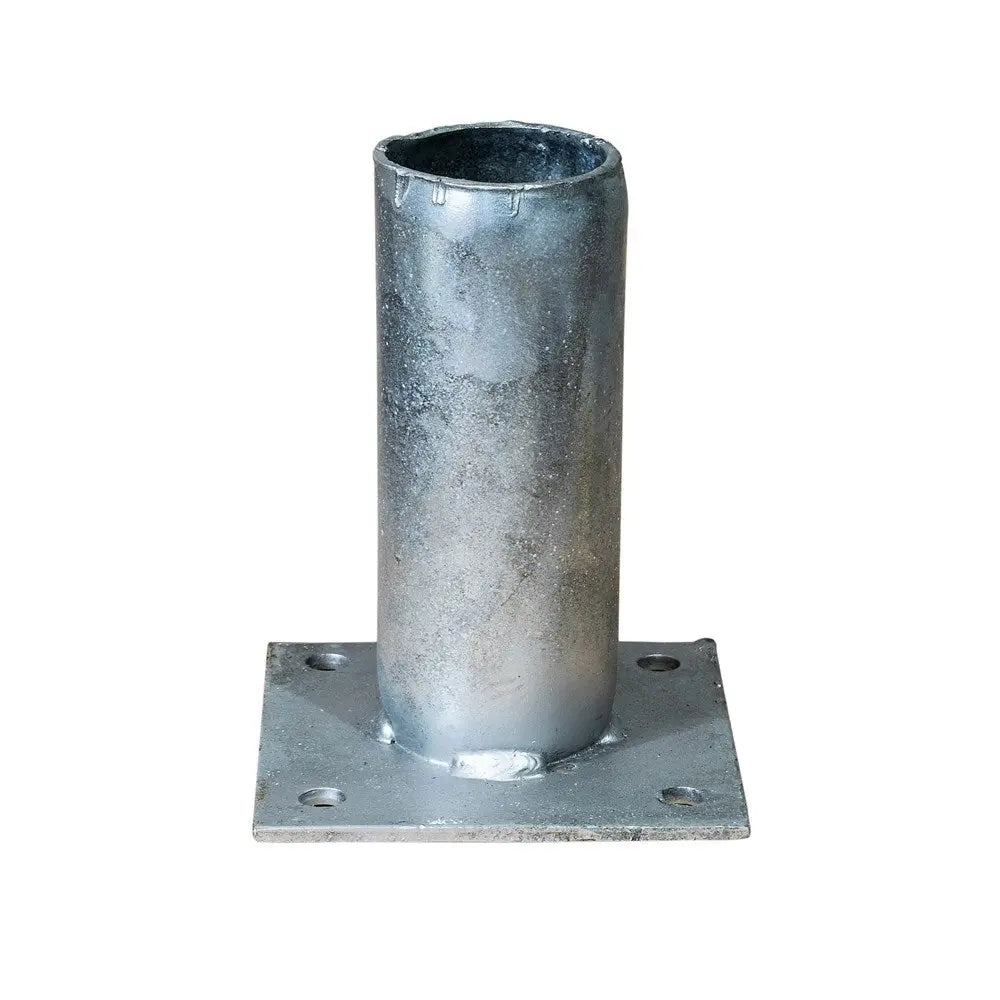 Surface Mounted Sign Post Base Plate Including Wedge Industro