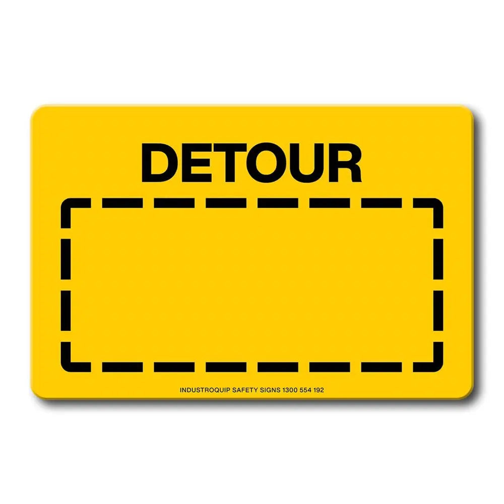 Swing Stand Sign Only - Detour Industroquip