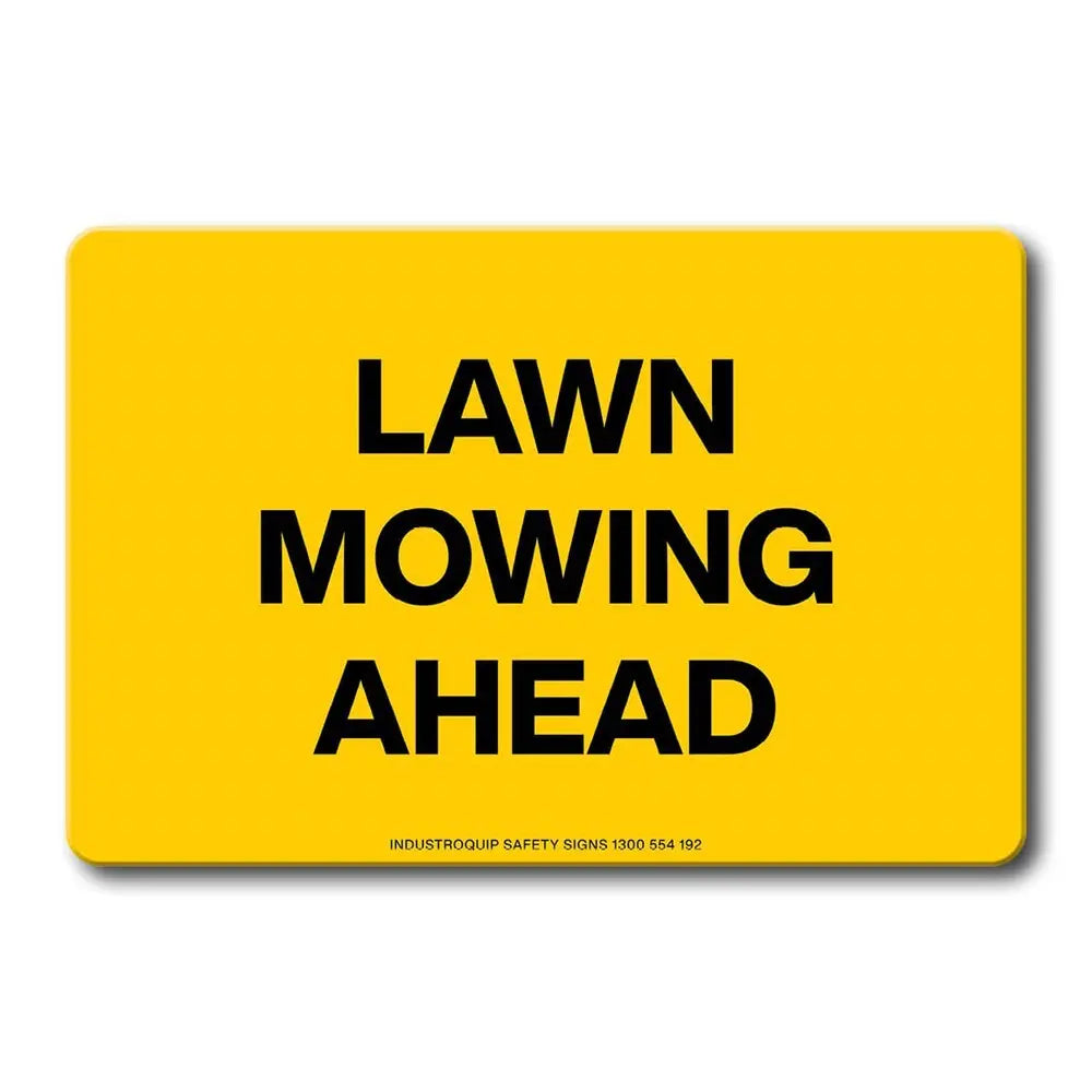 Swing Stand Sign Only - Lawn Mowing Ahead Industroquip
