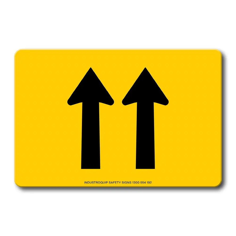 Swing Stand Sign Only - 2 Lane Status Industroquip