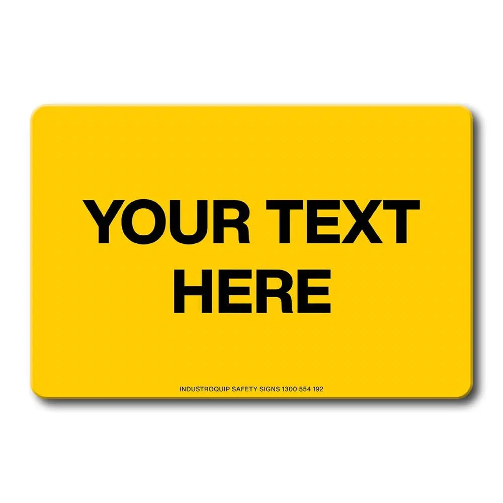 Swing Stand Sign Only - Your Text Here Industro