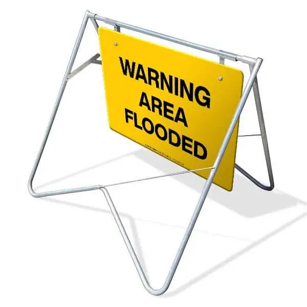 Swing Stand & Sign - Warning Area Flooded Industroquip
