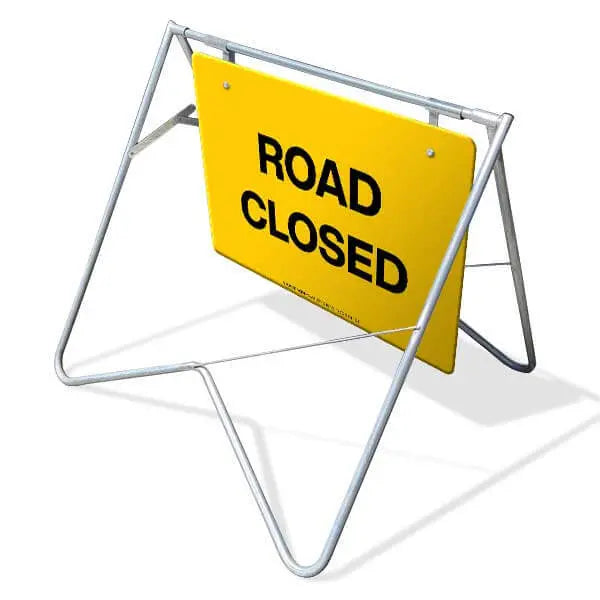 Swing Stand & Sign - Road Closed - 900 x 600mm Industroquip