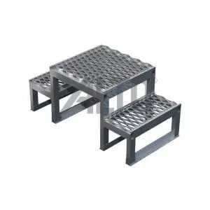 Alto™ Safe Access Double Step Over Bridge - 450mm(H) x 600(W) x 1200(L) Industro