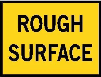 Boxed Edge Road Sign - Rough Surface - 900 x 600mm Industroquip