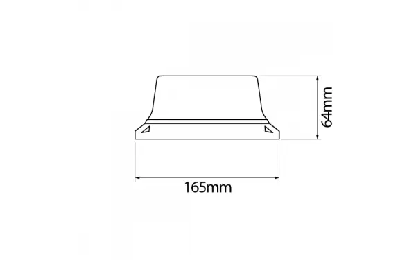 Ionnic™ Green / Amber LED Strobe Beacon - LED Dual Colour Safety Beacon Heavy Duty for Plant Machinery ionnic