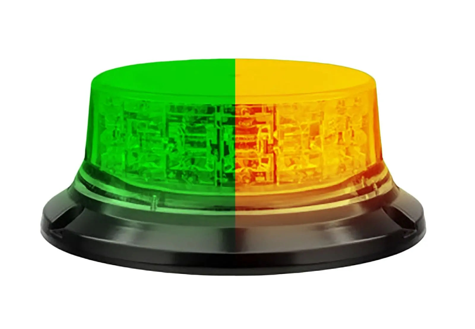 Ionnic™ Green / Amber LED Strobe Beacon - LED Dual Colour Safety Beacon Heavy Duty for Plant Machinery ionnic